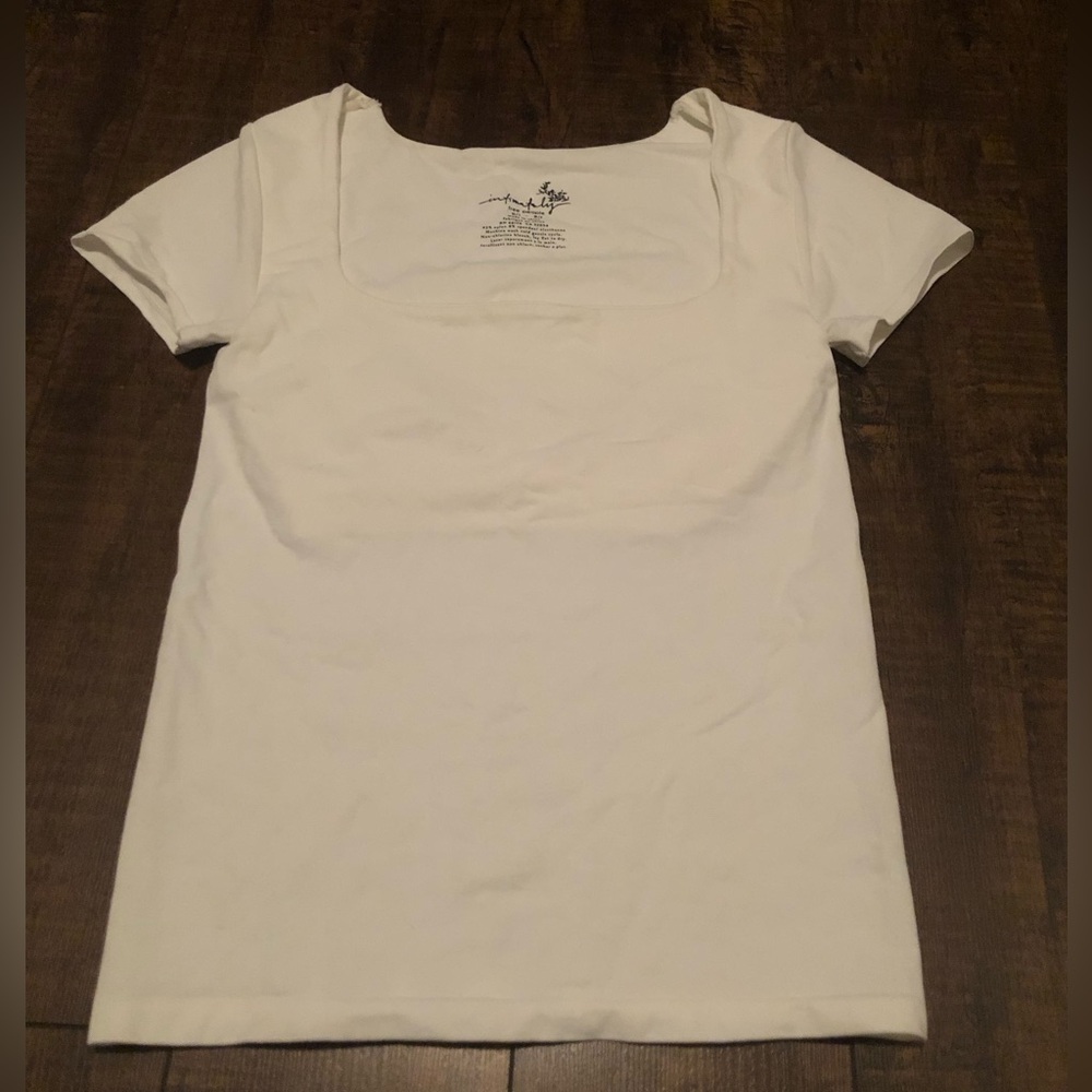 Free People White Intimately Top